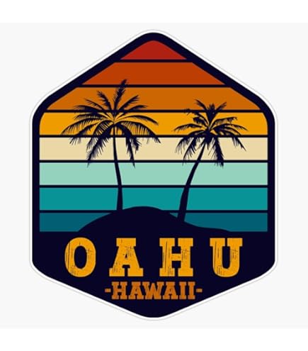 Amazon.com: Kona Vintage Palm Trees - Retro Hawaii Beach