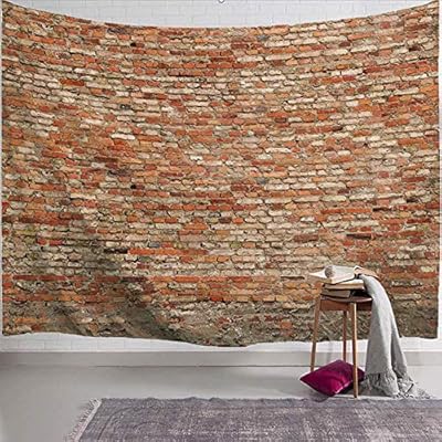 Buy Home Tapestry Wall Hanging Nature Art Marble Loam Brick Wall Theme Dorm Bedroom Living Room Background Decor Tapestry 90x70 Inch Online In Indonesia B07h1gyjb9