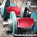 Gorilla Grip Weightlifting Thick Grips Fitness Accessory for Barbells, Dumbbells & Kettlebells – Rapidly Strengthen Forearms, Biceps, Chest & Triceps Bodybuilding and Strongman Training