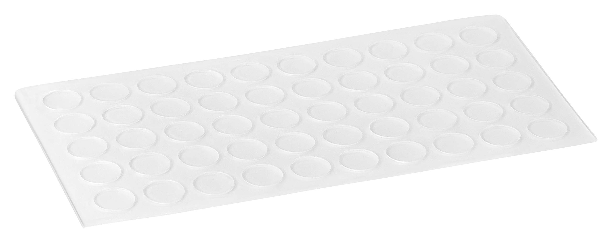 haggiy Elastic buffer self-stick - cylindrical ร 10 mm | Hight: 1,0 mm | transp. (50 Pcs.) โ image 1