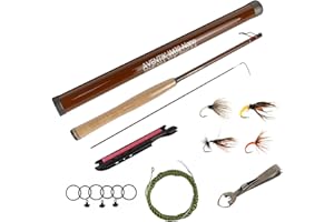 Aventik Tenkara Rod Pro IM12 Nano 6:4 Action 5 Most Used Sizes All Water Conditions Quality Carbon Tube Packing, Extra Spare 
