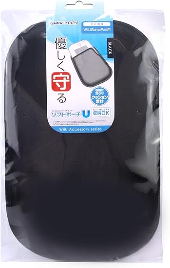 Amazon Wiiu用ゲームパッドポーチ ソフトポーチu ブラック ゲーム
