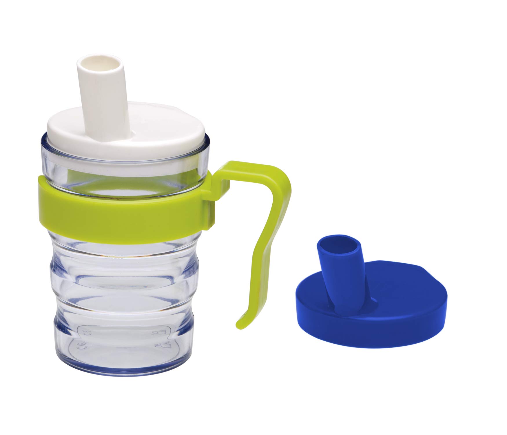 First Aid Only Beak Cup, 2 Tops for Liquids and Porridge, Removable Handle, Suitable for Microwave, 200 ml, P-100131 Units