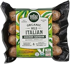 WHOLE FOODS MARKET Organic Mild Italian Chicken Sausage, 12 OZ