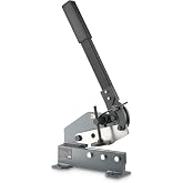 VEVOR Sheet Metal Shear, 6 in Manual Hand Plate Shear, Heavy Duty Mounting Type Sheet Cutter with Solid Steel Frame, High Precision, Extended Handle for Cutting Steel, Copper, Rebar, and Aluminum