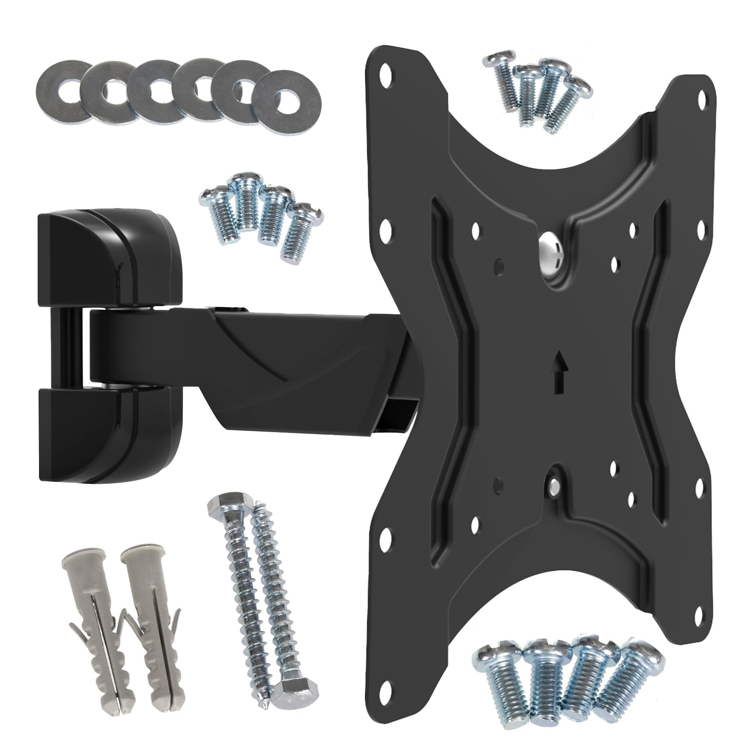 Maclean MC-741 LCD LED Monitor Plasma TV Holder Holder Wall Mount Wall Mount 13-42 "25kg Max. VESA 200x200 Swivel Tiltable