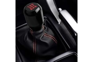 Racing JDM Manual 5 Speed Universal Gear Stick Shift Knob Aluminum Shifter (Black)