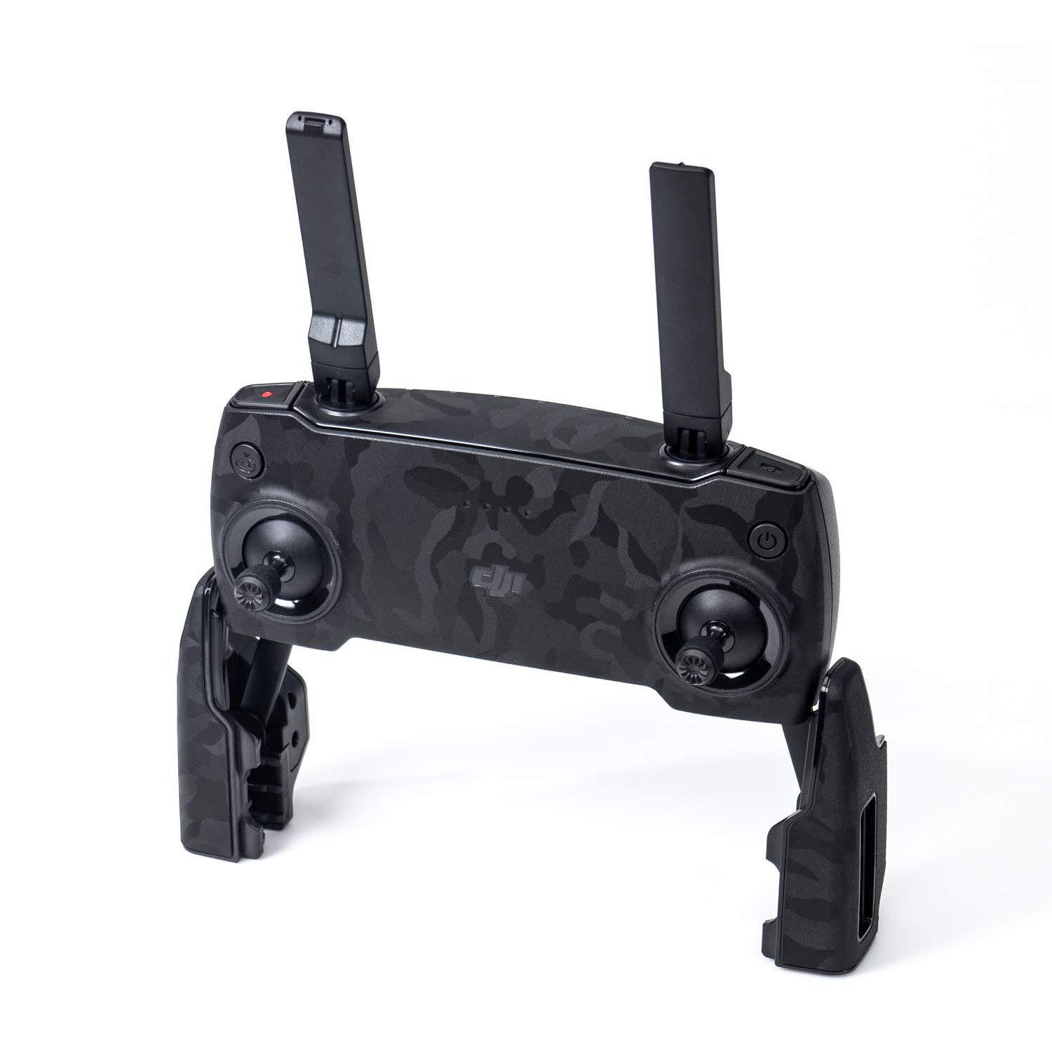 Wrapgrade Skin Sticker compatible with DJI Mavic Mini | Remote Controller (BLACK BUMPY CAMO)