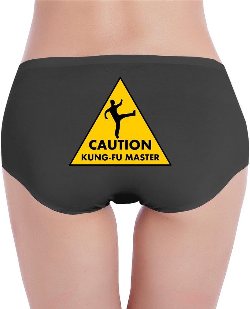 CAUTION Kung Fu Master Thong Panty For Women
