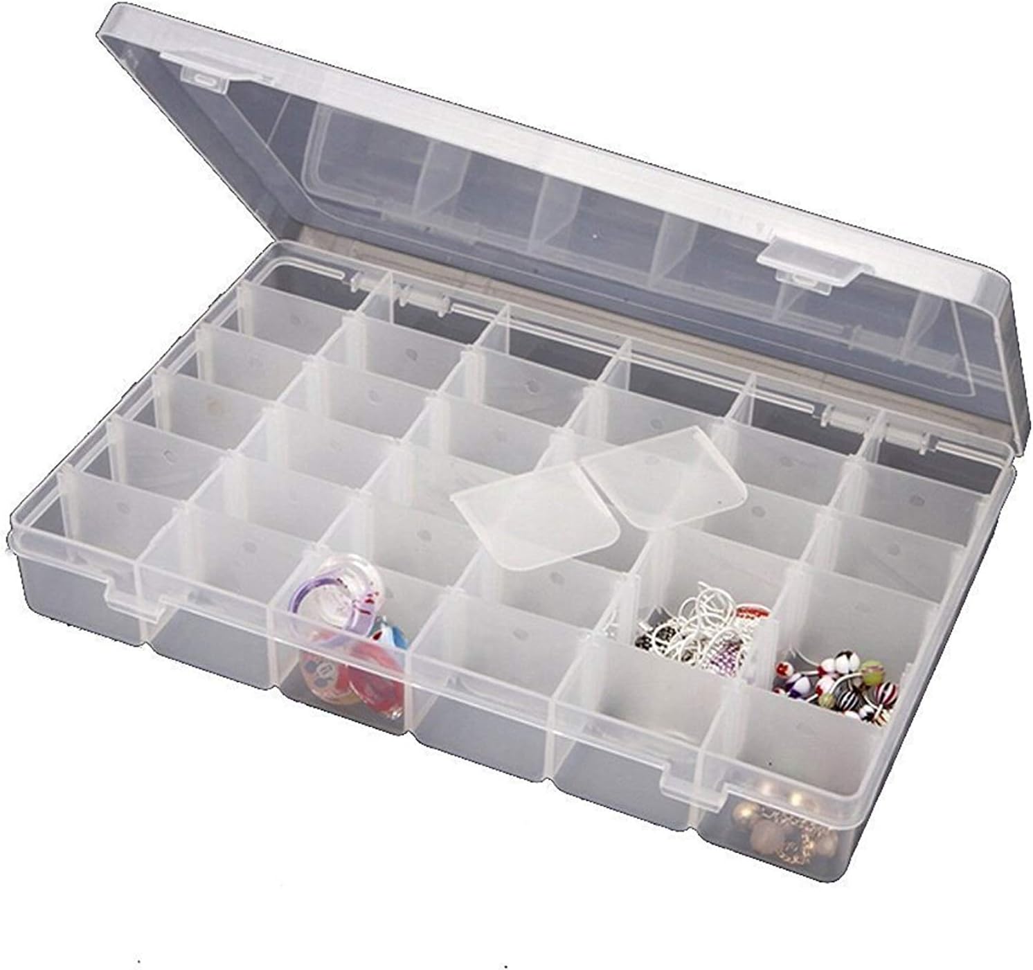 Topinon Multipurpose Plastic Jewellery Organizer(Transparent)