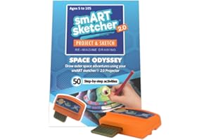FLYCATCHER Smart Sketcher 2.0 Cartridge – Space Odyssey – 50+ Step-by-Step Activities - Expansion Pack for Kids Ages 5+