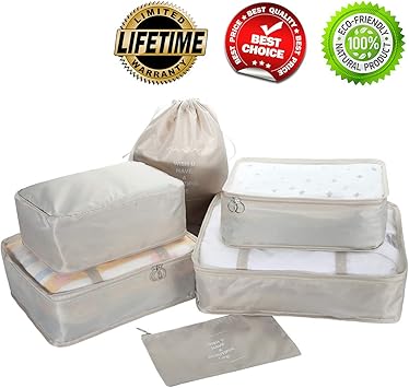 travel packing cubes compression