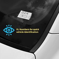 Rio Salto 3 Part Valet Parking Tickets Perforated
