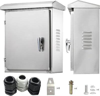 AXOTEN 304 Stainless Steel Electrical Box 60x50x18CM Weatherproof NEMA Project