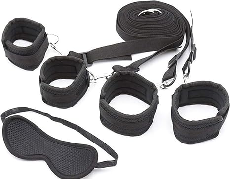 Amazon Com Yafine Bed Restraints Eye Mask Set Under Bed Straps Adjustable Exercise Bands Health Personal Care