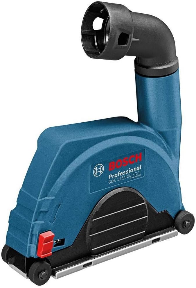 Bosch Professional GDE 125 FC-T dust Extraction Guard for Cutting (Suitable for Many Bosch Professional Angle Grinders with Protective Guard Adjustable Without Tools and disc Dia. 115 mm and 125 mm)