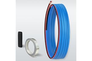 YeloDeer Heating Cable 12 V, Low Voltage Self-regulating Heating Cable with Extended 3 Ft Power Cord, Waterproof End Seal Kit and Aluminium Foil Tape for RV Freeze Protection 5W/ft(15 Ft)