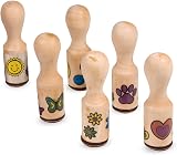 Melissa & Doug Wooden Stamp Set with Colouring Pencils - Kids Arts & Crafts Age view 3