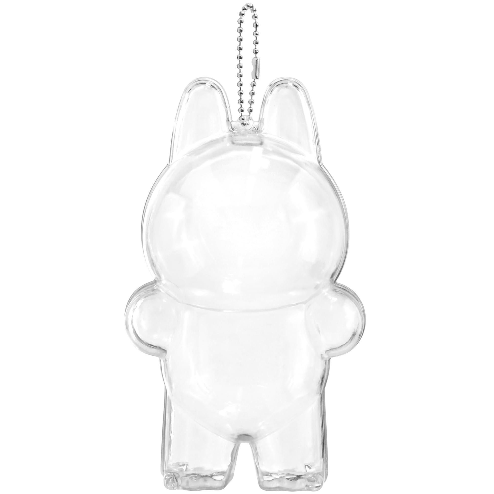 Photo 1 of Protective Case, High Clear Case Cover for 17cm Doll, Acrylic Display Box with Keychains (Doll Not Include)