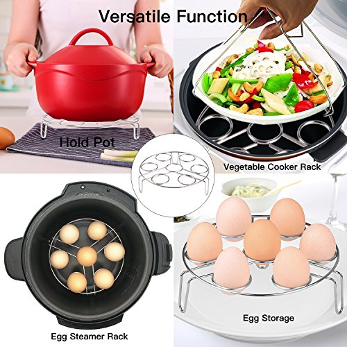 image for Sonyabecca 3pcs Silicone Egg Bites Mold + Egg Steamer Rack + Cake Pan 