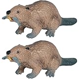 plastic beaver figurines