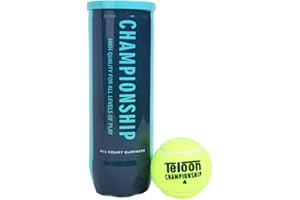 Teloon Championship Tennis Balls - Extra Duty - Regular Duty Felt Pressurized Tennis Balls
