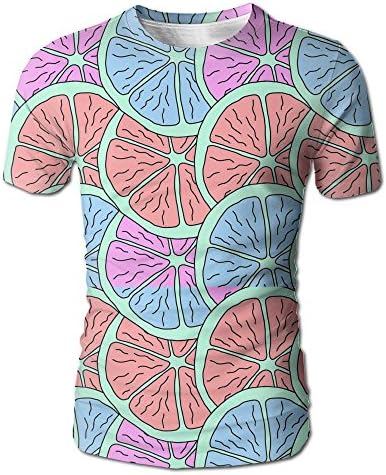 Suummer Lemons For Men Tees T Shirts With Funny Sayings Short T-Shirt Personality