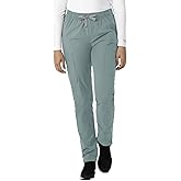 Carhartt Force Essentials Women's Straight Leg Scrub Pant - Summer Blue, L Petite