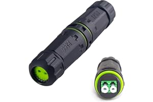 Danfetsoy IP68 Waterproof Fiber Optical Coupler, IP68 Waterproof LC Fiber Optical Adapter Outdoor Connector for Fiber Optic Cable Extension&Singlemode&Duplex