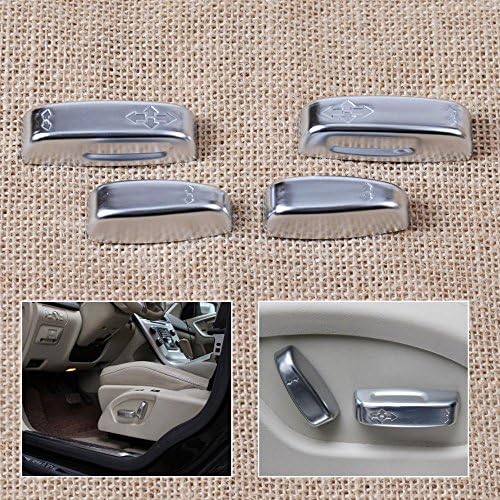 New Chrome Interior Seat Adjustment Switch Knob Button Cover Trim For Volvo Xc60 Xc70 V40 V60 S40 S60 C30 C70