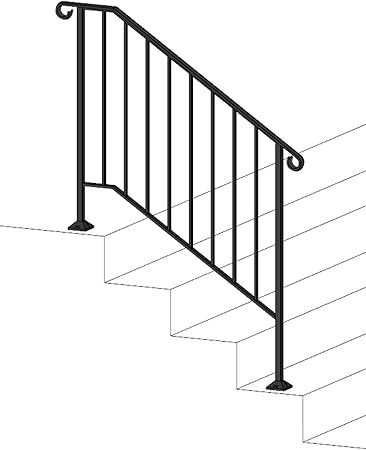 Iron X Handrail Picket 3 Brick Or Paver Steps Amazon Com Iron X Handrail Picket 3 Brick Or Paver Steps Amazon Com