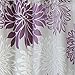 Comfort Spaces Enya Bathroom Shower Curtain Floral Printed Cute Chic Microfiber Fabric Bath Curtains, 72