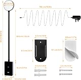ENUOTEK LED Wall Mounted Bedside Reading Light 4 Brightness USB 5V2A view 7