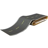 Walthers SceneMaster Flexible Self-Adhesive Paved Roadway-Modern Highways (Yellow Dashed Centerline, White Edge Markings) 949-1251 HO Scale Model Railroad - Scenery Kit