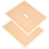 2 Pcs Beehive Inner Cover for 8 Frame Bee Hive Inner Cover Bee Hive Box Cover Beehive Insulation Ventilation Inner Covers for Beekeeping Tool