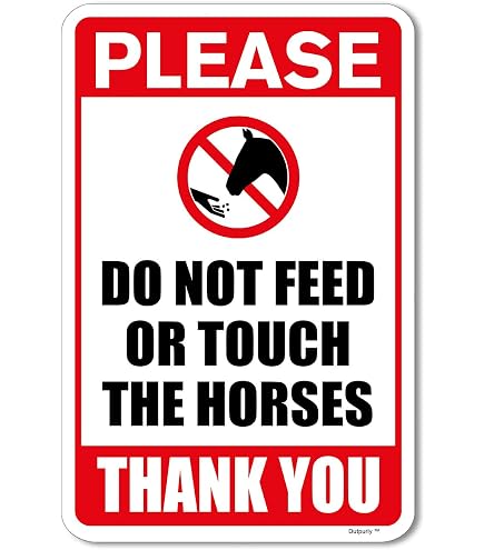 Please Do Not Feed Horses A Stock Vector (Royalty Free) 614974976