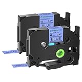 GREENCYCLE 2 Pack Compatible for Ptouch Label Maker