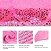 LANGRIA Glittering Flannel Mermaid Tail Blanket and Mermaid Blanket for Girls Kids Adults Super Soft Warm Lightweight in Living Room Bedroom All Seasons (60’’X25’’, Pink)