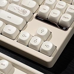 MOA Profile Cute Bear Keycaps, 124keys PBT Keycaps