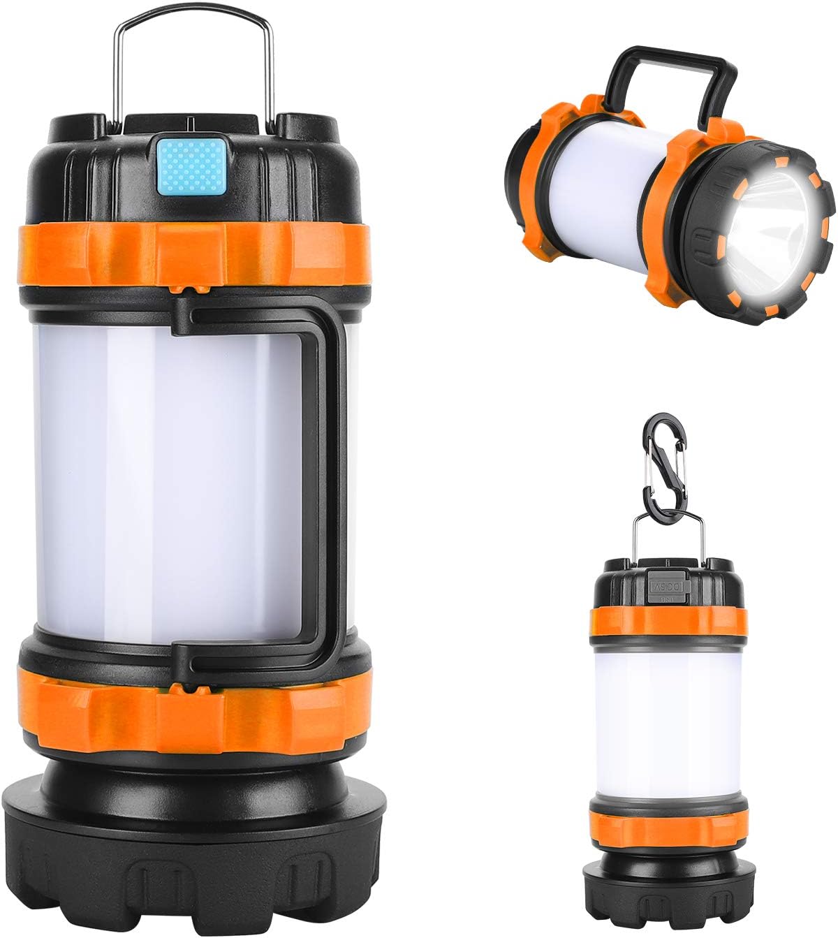 LED Camping Lantern Rechargeable, Brightest Flashlight with