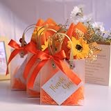 JeeMooTown 500g Orange Shredded Tissue Paper Eco Friendly Gift Fillers view 3