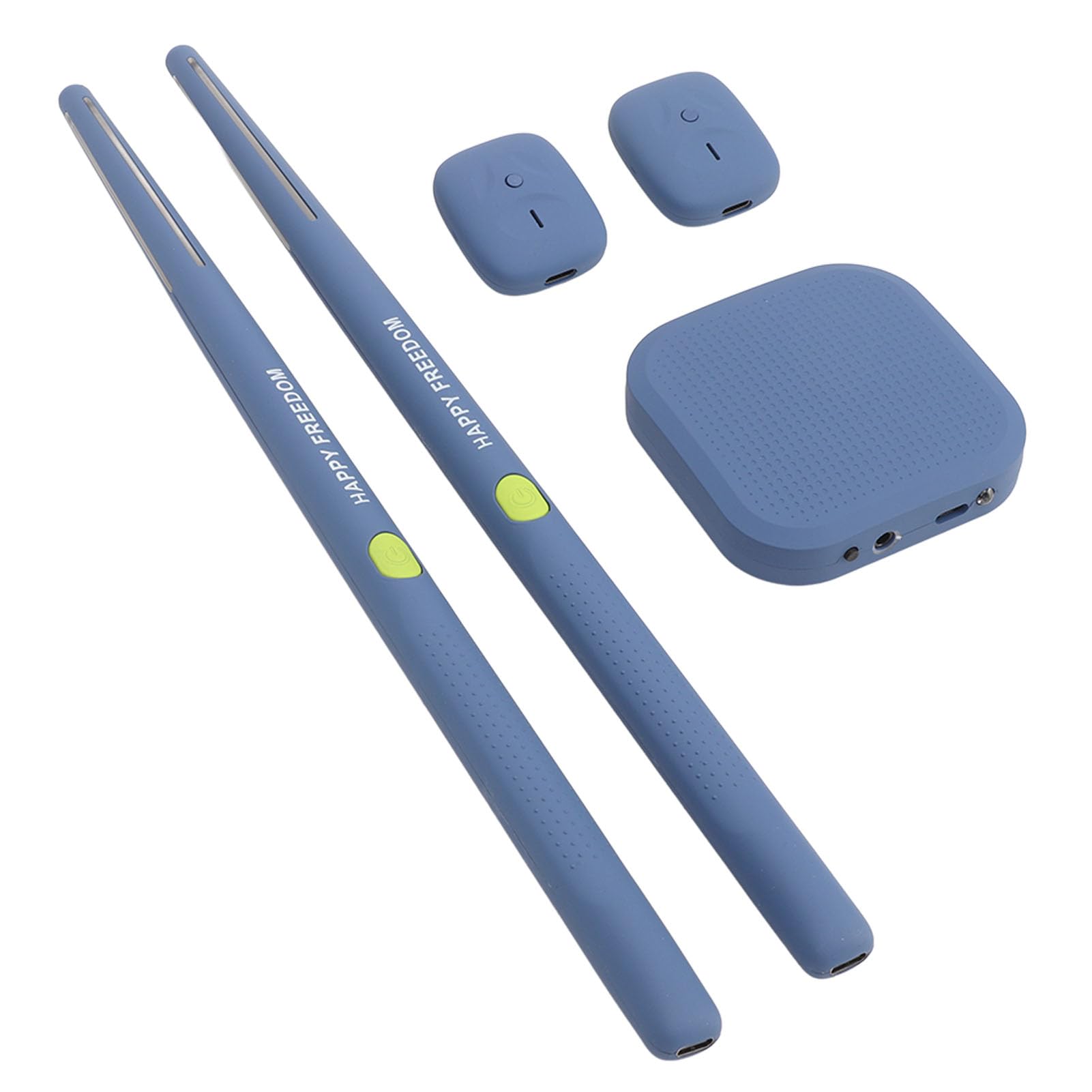 banapoy Electric Air Drum Set,Portable Virtual Kit,Air Sticks Set Reality Digital Somatosensory Stick for Beginners Children Adults(Blue),(banapoywqhfavc4uk-11)