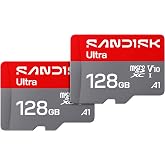 SANDISK 64GB Ultra microSD UHS-I Card - Up to 145MB/s Read Speed, Full HD Video, V10, U1, C10, A6 - SDSQUJQ-064G-GZ6MA