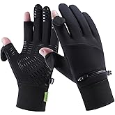 Romenrita Winter Gloves for Men Women - Waterproof Thermal Glove for Cold Weather, Touchscreen Glove for Cycling Running Work
