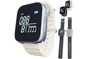 Vibrating Metronome Watch, 40-240bpm Switchable Metronome or Sport Mode, Precision Pulse Wearable Metronomes for Instrumental