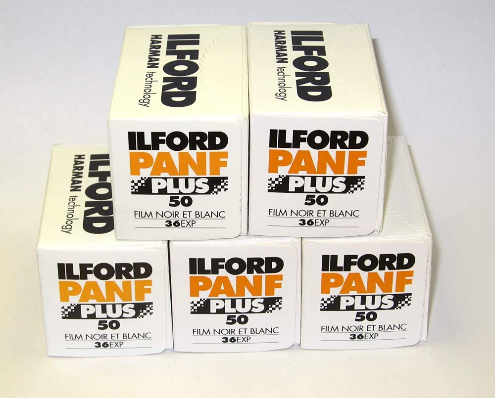 Ilford Pan F+ 35mm Black & White 36exp 5 Pack