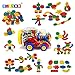 BLAGOO Building Blocks Smart Construction Set 94 pcs in Fancy Train Case 2in1