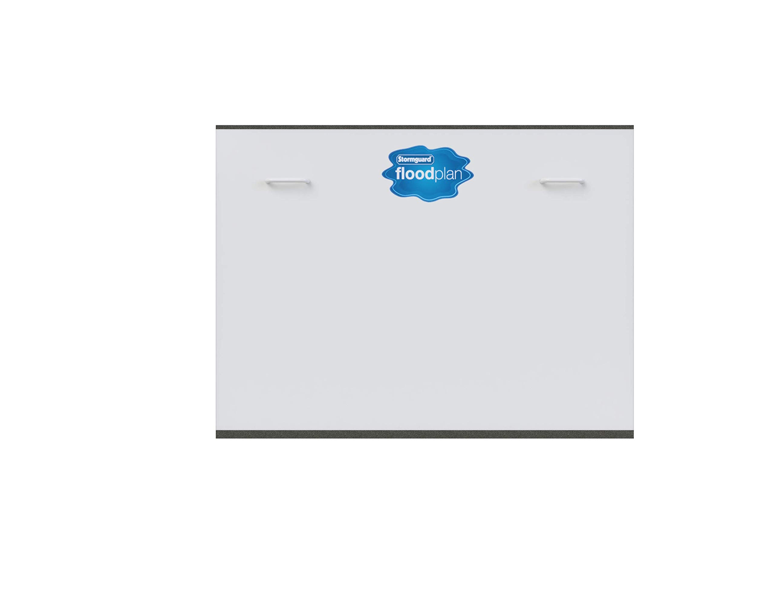 Stormguard Floodplan 30FP001 Barrier Universal Single Door KIT 970mm Wide x 750mm HIGH STORMGUARD Flood Plan, White, 28MM Thick