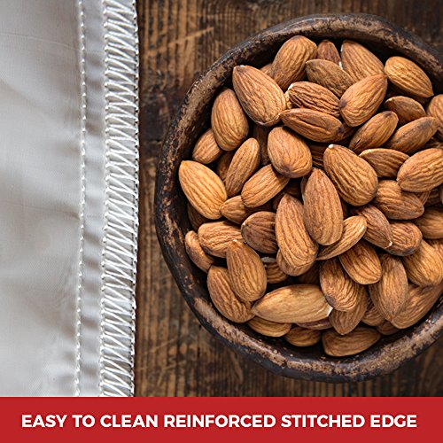 Organic Reusable Nut Milk Bag – Best Quality Almond Milk Bag and Muslin Strainer – Fine Nylon Mesh Cheesecloth & Cold Brew Coffee Filter – 12”x12” Premium Quality Food Sack + Free Ebook - Thumbnail 6