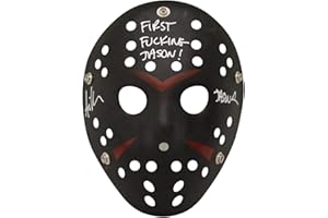 DENVERAUTOGRAPHS Ari Lehman Autographed/Signed Friday The 13th Black Mask Jason Beckett